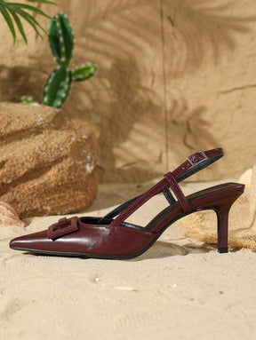 Sapato de Salto Fino Helena Bico Fino 50%OFF