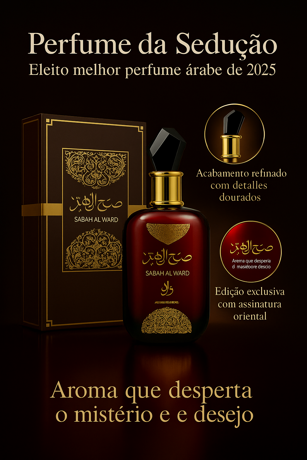 COMPRE 1 LEVE 3 - Sabah Al Ward, Fakhar e Royal Amber - 100ml Cada
