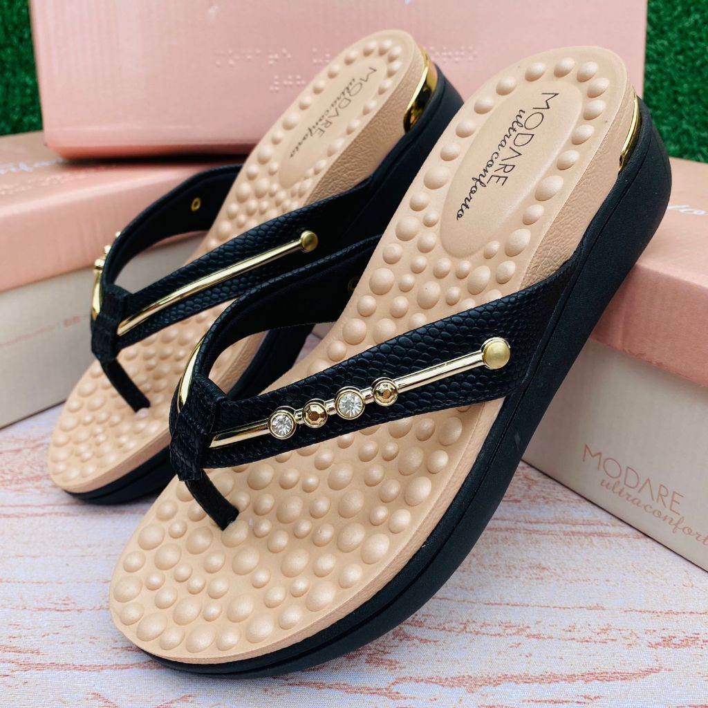 Chinelo Casual Tamanco Feminino Conforto Modare Esporão Joanete Confortável
