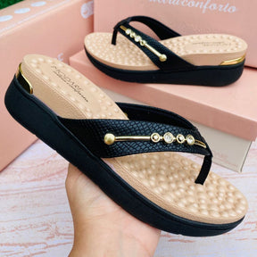 Chinelo Casual Tamanco Feminino Conforto Modare Esporão Joanete Confortável
